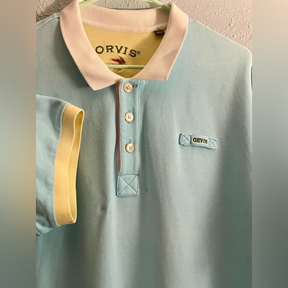 ORVIS Pastel COLOR BLOCK POLO - Picture 8 of 8